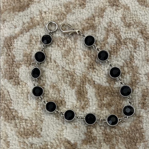 Elegant Black and Silver Women's Choker - Picture 7 of 12